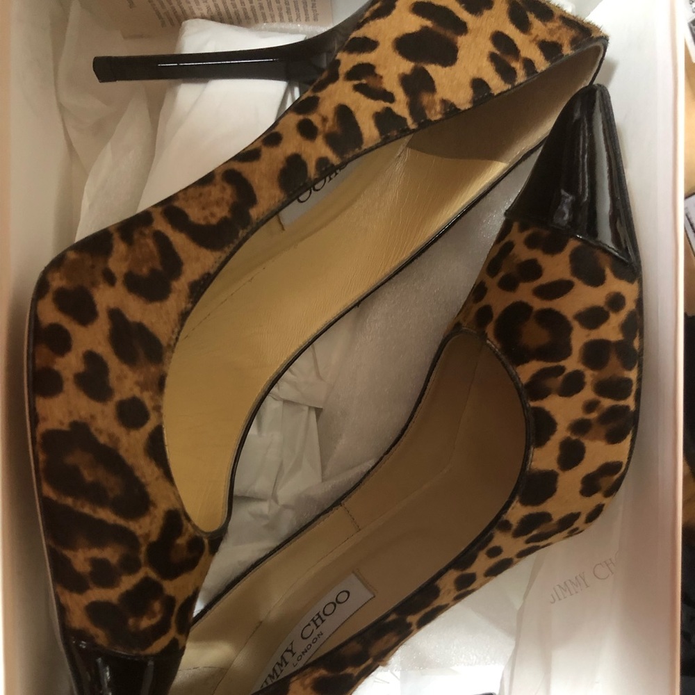 Jimmy choo leopard size 8.5